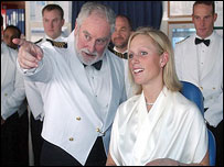 Zara Phillips on her first royal  engagement