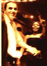 In the club