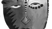African mask...
