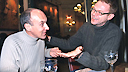 Hakim, your French guide, in a café