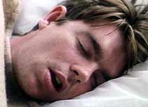 Sleeping man
