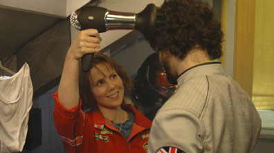 Clare Hairdrying
