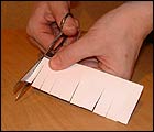 Picture: Turn the card around and do the same again